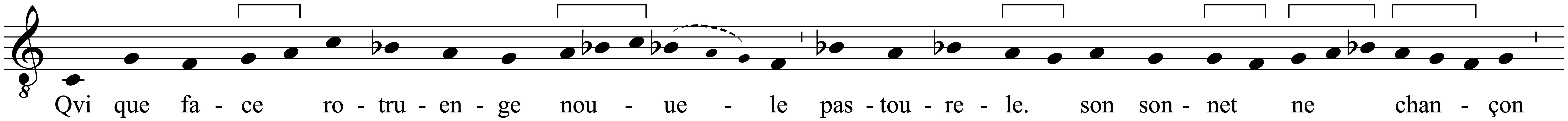Work musical notation